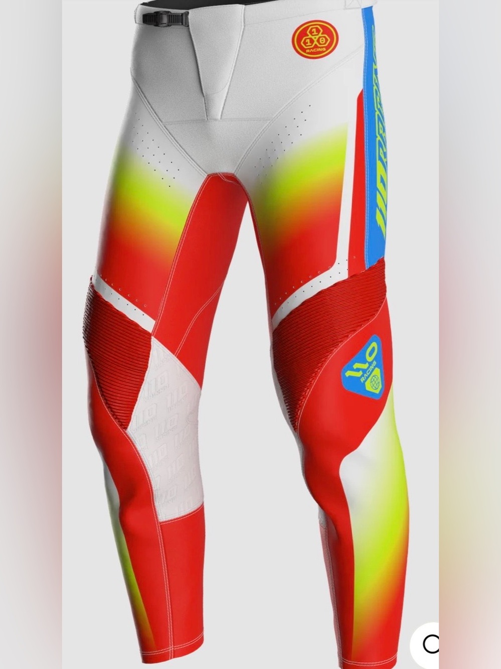 110 Racing Elevated 2.0 Pants Spring Red Size 34